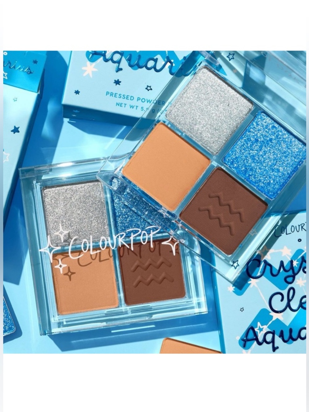 ColourPop Crystal Clear Aquarius Eyeshadow Quad